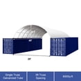 thumbnail image 4 of Chery Industrial 20x40FT PVC Fabric Shipping Container Canopy Shelter,Water Resistant, UV Protected, 4 of 10