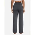 thumbnail image 2 of High Waisted Elastic Wide Leg Yoga Pants for Women with Pockets Casual Sportswear Pants, 2 of 5