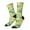 2 Black-2, variant on Lemon Print Adult Socks for Men & Women,Calf Socks, Ankle Socks,Boots Socks,Breathable Casual Sock,Unisex Crew Socks