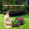 thumbnail image 3 of LEEYNEER iPower 10 Gallon 6-Pack Plant Grow Bag Fabric Pots Containers, 3 of 7