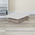 thumbnail image 4 of Sterilite 28 Qt Storage Box, Stackable Plastic Container Home Organizer, 40 Pack, 4 of 4