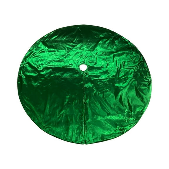 72" Green Metallic Tree Skirt