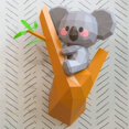 thumbnail image 1 of ShenMo 1pcs 3D Animal Origami Papercraft DIY Model 3D Geometric Paper Trophy DIY Puzzle Paper Building Construction Wall Mount Animal for DIY Decoration, 1 of 5