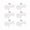 White, variant on 6 Pack Black Tablecloth 60 X 102 Inch - Rectangle Table Cloth For 6 Feet Table Stain And Wrinkle Resistant Washable Polyester Table Cover For Dining Wedding Banquet Party Buffet Restaurant