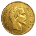 thumbnail image 2 of 1858-BB France Gold 100 Francs Napoleon III AU-58 NGC, 2 of 3