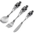 thumbnail image 2 of Skeleton Head Knife Fork Spoon Tableware Kitchen Dinnerware Set Use for Home, Kitchen or Restaurant or Gift for friend, 2 of 9