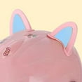 thumbnail image 5 of Motorcycle Helmet Cat Ears PVC Creative Cute Helmet Cover Sticker Helmet Accessory Pink + Blue, 5 of 5