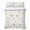 White, variant on 3 Pieces Queen Quilt Set,Summer Flamingos Tropical Leaf Soft Bedding Sets with 1 Quilt & 2 Pillow Shams,Pink Flower Pineapple Summer Bedspread Lightweight Coverlet Comforter for All Season