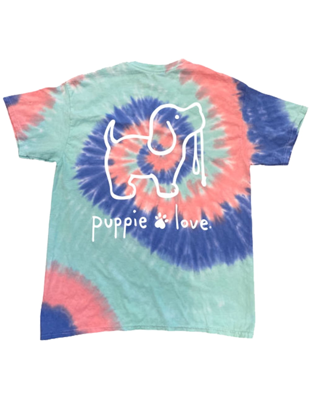 puppie love tie dye shirt
