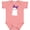 Mauve, variant on Little Ghost, Cute Ghost, Ribbon, Halloween Girls Baby Bodysuit