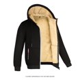 thumbnail image 1 of Sudadera con capucha de lana de cordero para hombre, ropa deportiva gruesa, cárdigan informal y chaqueta cálida, otoño e invierno, novedad de 2024, 1 of 5