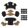thumbnail image 1 of IWMango Helmet Padding Helmet Liner System Sponge Cushion Foam Pads Replacement Universal Padding Inner Protective Pads Set Kit Brown, 1 of 17