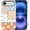 Cozy Floral Patchwork, variant on Case for iPhone 17 Pro Cosmic Orange, Shockproof 2-in-1 Double Protective Case for Women Girls Men Boys, Stylish Anti-Scratch Phone Cover Aesthetic, Positive Living Collage