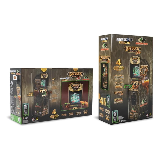 Arcade1Up Big Buck Hunter Mossy Oak Deluxe Arcade Machine with