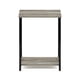 thumbnail image 5 of Mesa auxiliar Furinno Simplistic con estructura metálica de roble francés, 5 of 6