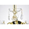 thumbnail image 5 of St. Francis 3 light Gold Wall Sconce Clear Royal Cut Crystal, 5 of 6