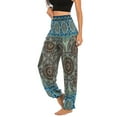 thumbnail image 1 of WILLBEST Pantalones de Yoga de Cintura Alta Para Mujeres y Hombres, Estilo Bohemio, Para Festivales, Tailandeses, Cómodos y Elásticos, Para Entrenamiento. UnitaGrandeGrandea, 1 of 6
