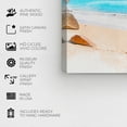 thumbnail image 5 of Wynwood Studio Canvas Cliffside Beach Nautical and Coastal Coastal Landscapes Wall Art Canvas Print Blue Light Blue 16x24, 5 of 5