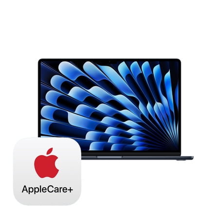 (CTO) Apple 15-inch MacBook Air: M5 chip w 10-core CPU - 10-core GPU, 16GB, 2TB, Midnight, 40W - Z1LX000NG - (2026) - Bundle w AppleCare+