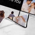 thumbnail image 3 of AISENIN Custom Throw Blanket with Photos Collage Personalized Soft Fleece Blanket Gifts for Adult Kids Dad Mom Grandpa Grandma for Birthday Christmas 9 Photos, 3 of 5