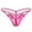 Hot Pink, variant on Panties for Women,Low Waist Hollow Embroidered Thong Panties with Side Open Design for Comfort and Style,Womens Underwear,Purple,One Size