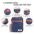 thumbnail image 2 of Foundry by Fit & Fresh, Insulated Lunch Thayer Bag, Navy & White Dot, 2 of 16