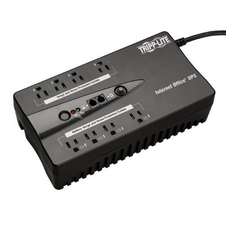 300w Compact (tripp lite internet550ser 550va 300w ups desktop battery back up compact 120v db9 rj11 pc, 8)
