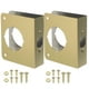 thumbnail image 1 of Placa de refuerzo para puerta Uxcell para puerta de 1-3/8" de grosor y cerradura de pomo de tamaño 4-1/2" 1-3/8"; 4-1/2" dorado, 1 of 6