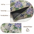 thumbnail image 6 of Purple Hydrangea 2'x6' Runner Rugs for Hallway Kitchen Bedside Non Slip Washable, Spring Floral Elegant Pastoral Vintage Entryway Rug Runners with Rubber Backing, Long Carpet Runner for Laundry Room, 6 of 8