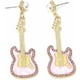 thumbnail image 3 of Guitar Earrings for Women, Cute Guitar Earrings for Girls, Music Guitar Statement Dangle Earrings Hypoallergenic, Pink Guitar Drop Earrings, Pearl Gui, 3 of 4