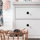 thumbnail image 4 of Pomo de gabinete con agujero de acero inoxidable | Herrajes de gabinete para cocina, armario, baño, tocador, cajón | 1PC Estilo Moderno de Hongos | Acabado en plata, blanco, negro | 3x2.2cm Fácil de, 4 of 6