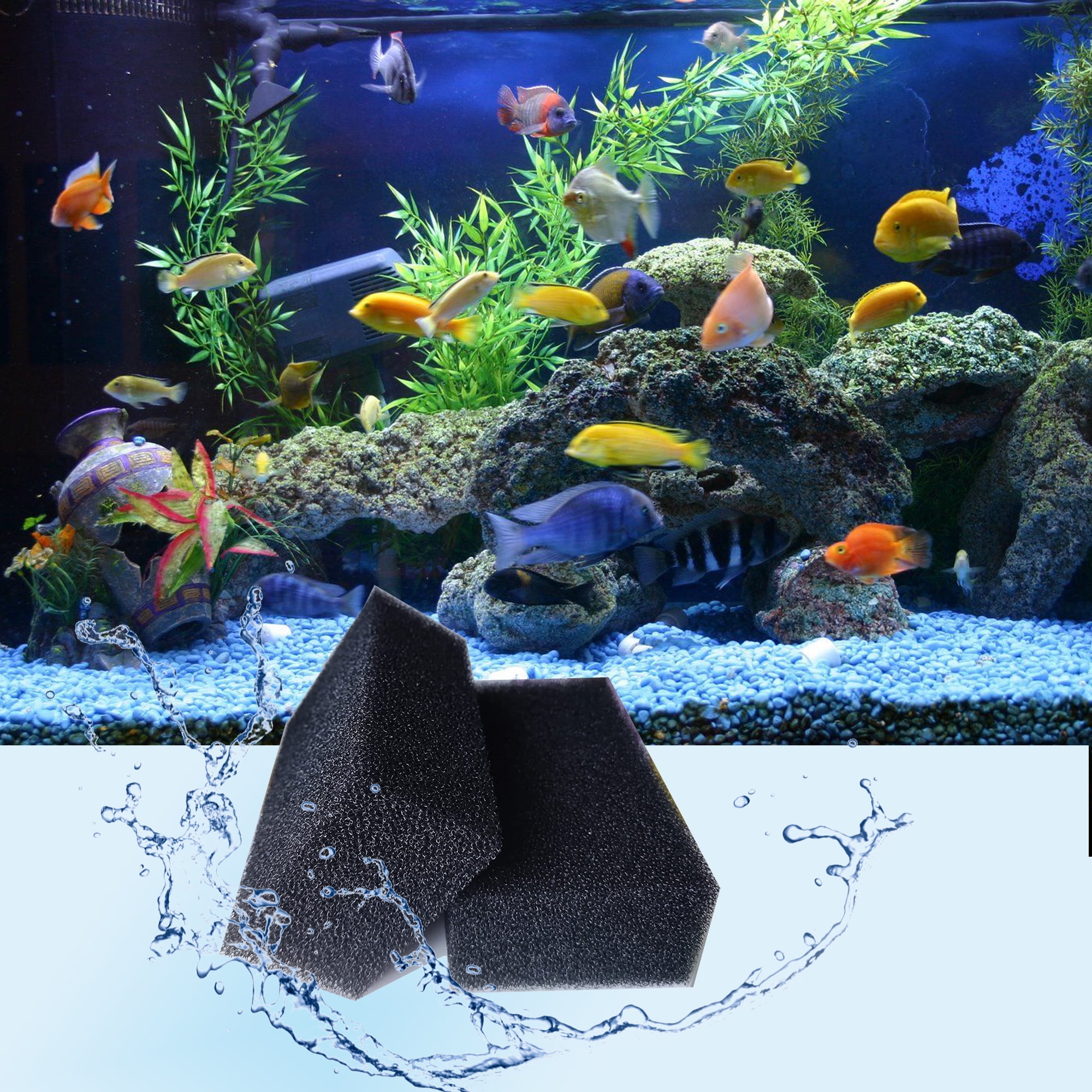 Qzbhct 6 Pack Foam Sponge Insert for Aqua Clear 70 AquaClear Filtration Systems