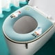 thumbnail image 1 of XWSHYW Alfombrilla de Baño Cojín de Asiento de Inodoro Oilet Funda de Inodoro Engrosada Cojín de Asiento de Inodoro de Punto Funda de Inodoro Lavable para El Hogar, 1 of 2