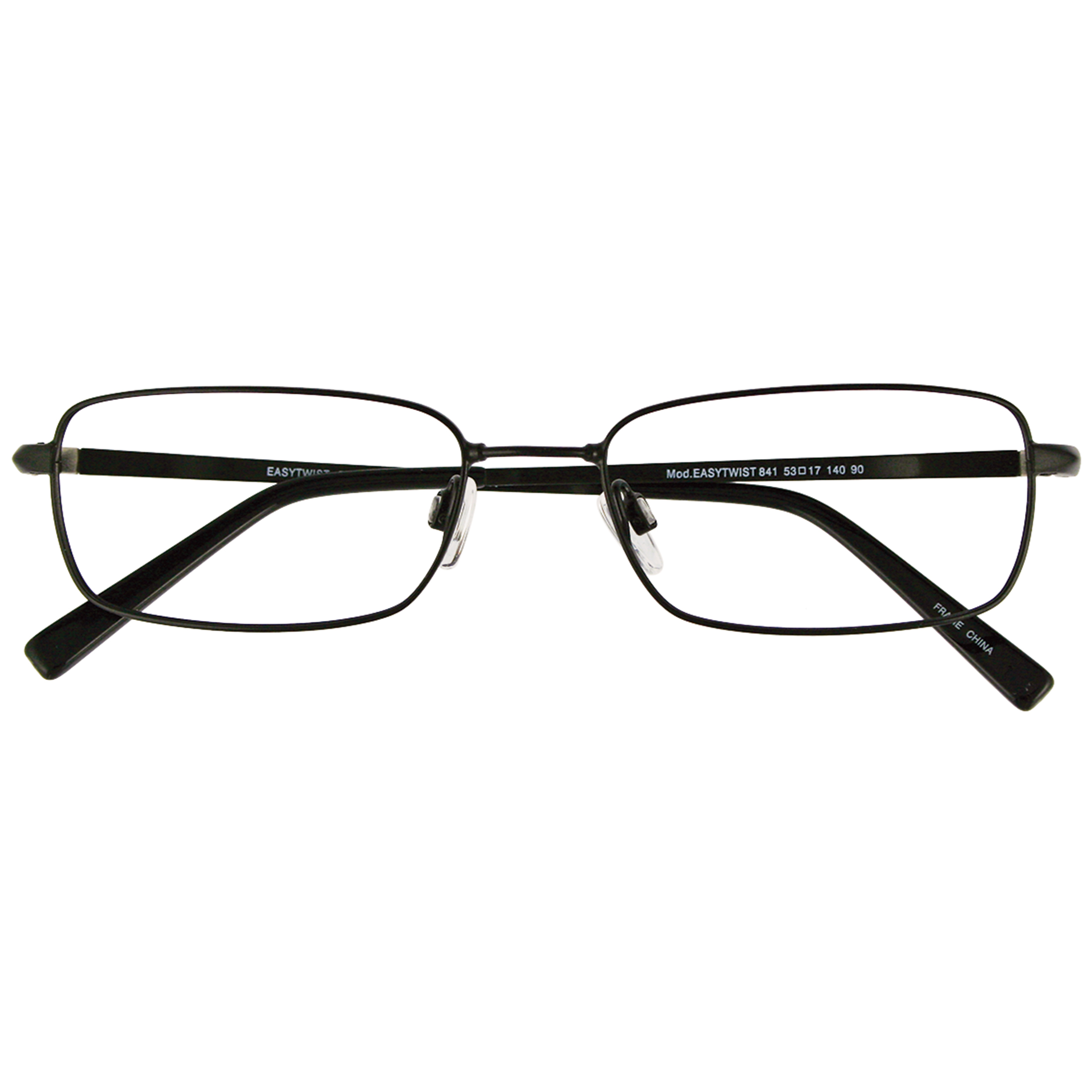 EasyTwist TurboFlex Mens Prescription Glasses, ET841 Black - Walmart.com