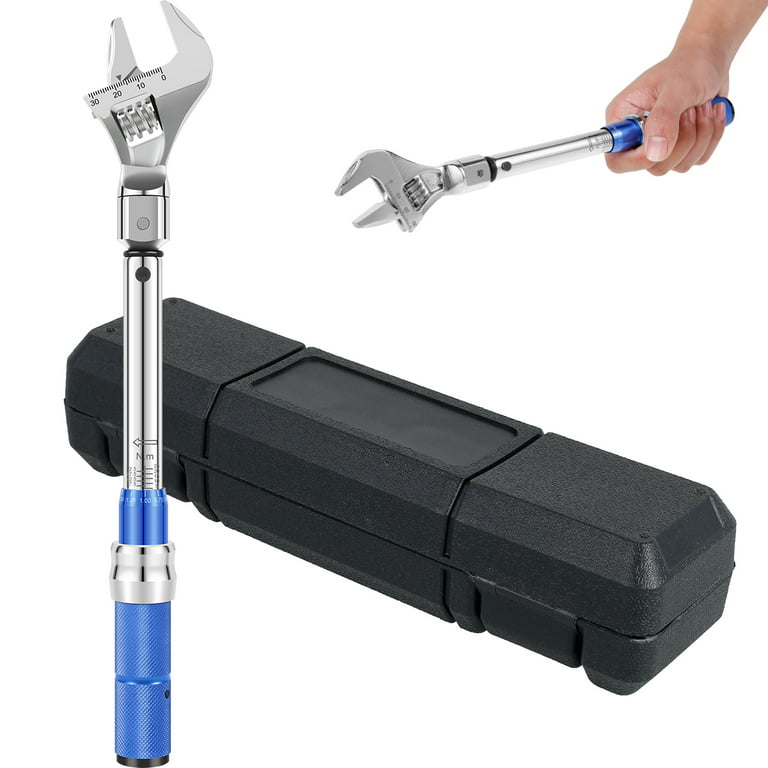 YIYIBYUS Adjustable Torque Wrench, 5 to 25 Nm 30mm Open End Torque