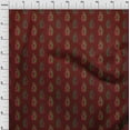 thumbnail image 3 of oneOone Polyester Lycra Fabric Leaves & Floral Block Print Fabric By The Yard 56 Inch Wide, 3 of 4