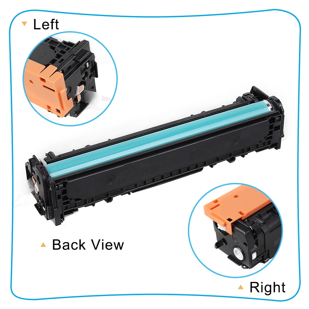 Ninjatoner 6-Pack Toner Cartridges For HP CF210A 131A Series - Black, Cyan, Magenta, Yellow