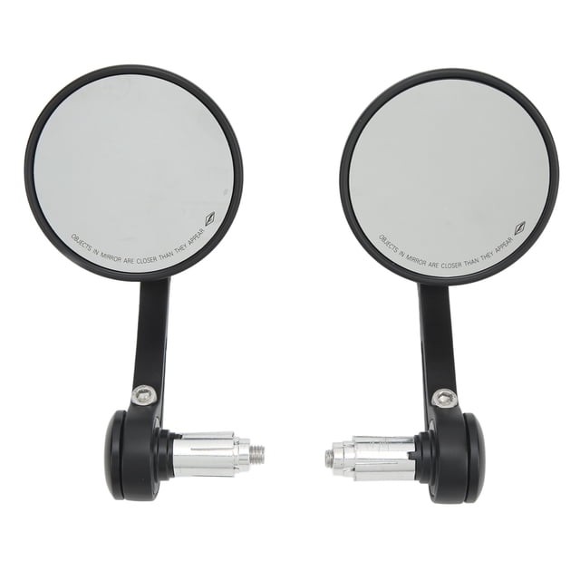 Motorcycle Rear View Mirror, Handlebar Mirror 2pcs High Definition For Motorbike