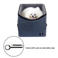 thumbnail image 5 of X-ZONE PET Dog Booster Car Seat/Pet Bed at Home, with Pockets and Carrying caseEasy Storage and Portable, 5 of 5