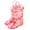 Pink-11, variant on Puddle Play Toddler and Kids Waterproof PVC Rain Boots with Easy-On Handles Slip-Resistant Outdoor Boots