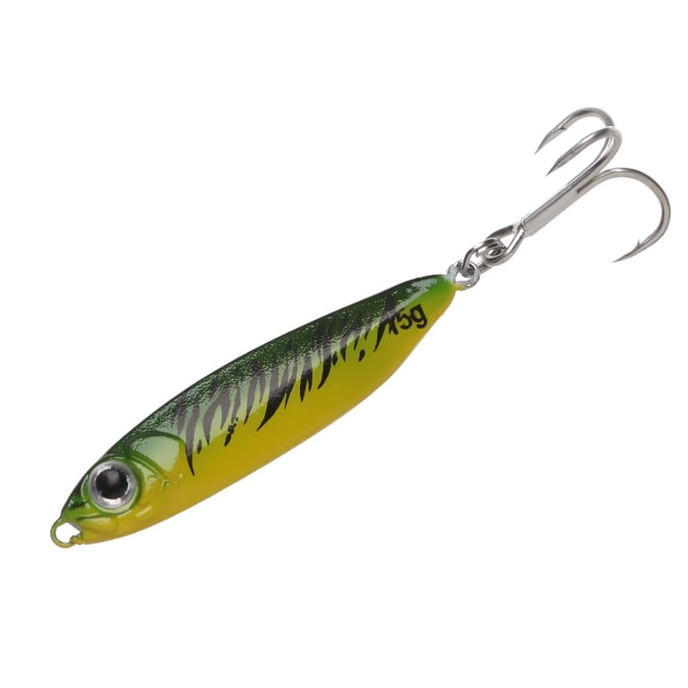 d hook for bass fishing Sinking Colorful Bass Hook Lead Casting Spinning Baits Jig Bait Metal  Fishing Lures D - 30G