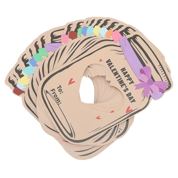Tarjetas De Regalo De San Valentín, 30 Tarjetas De San Valentín Con Efecto 3d, Tarjetas De Felicitación De San Valentín Con Bolsas De Plástico, Adhesivo De Doble Cara Para