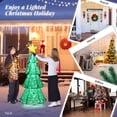 thumbnail image 3 of UBesGoo Christmas Tree Pre-Lit Christmas Outdoor Decor 6FT with 200 LED Lights Decoration, 3 of 10