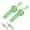 Green2pcs, variant on Magic Colorful Smoke Bubble Machine, Rechargeable Automatic Electric Fog Bubble Machine, Colorful Lights & Music for Summer Birthday