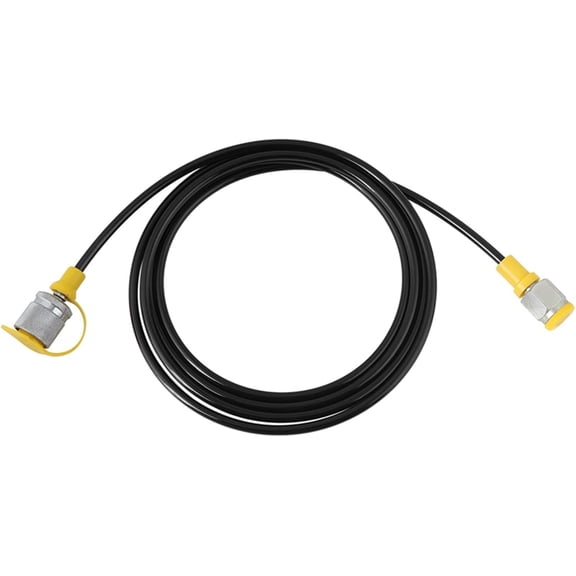 Hydraulic Pressure Test Hose 6.56FT Hydraulic Test Ports Black 1 Pcs 2.0M(M16*2 1 4BSP) Testing Coupling Point，Black