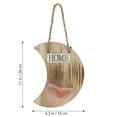 thumbnail image 2 of LABSERRON Hanging Flowerpot Khaki Wood 1Pcs 11.0X6.3X2.8In, 2 of 8