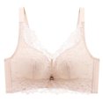 thumbnail image 2 of Bovxnpu Summer Bras for Women, Womens Push Up Everyday Bras, Woman's Back Buckle Flower Lace Thin Style Ventilate Bra Without Steel Rim 38, 2 of 5
