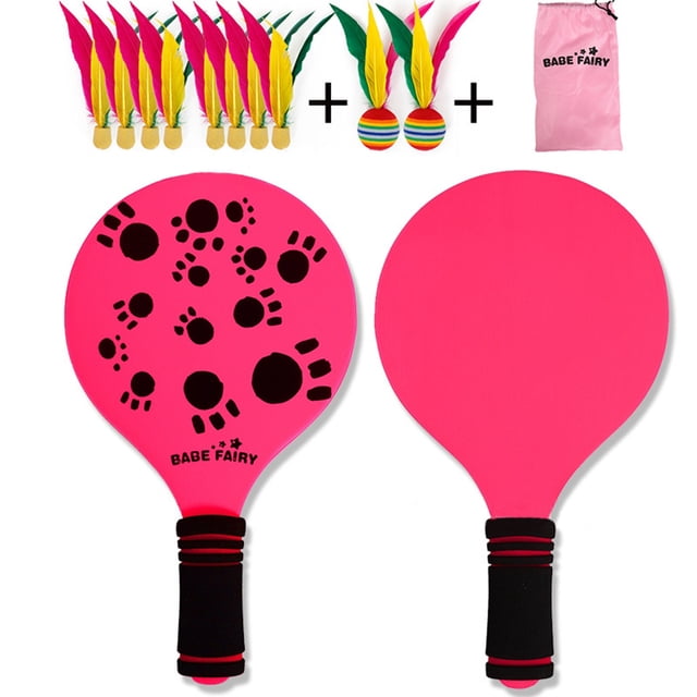 Bangcool Paddle Ball Game Set Creative Paddle Birdies Wind Birdies for Sports Game