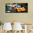 thumbnail image 2 of Hieng Black Supercar at Sunset Canvas Prints Hypercar Wall Art Paintings Sports Car Posters Stretched Pictures for Living Room Modern Home Decor Wall Art Decorations（Only canvas）, 2 of 6