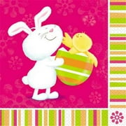 Unique 41372 Bunny Pals Lunch Napkin - 16 Count